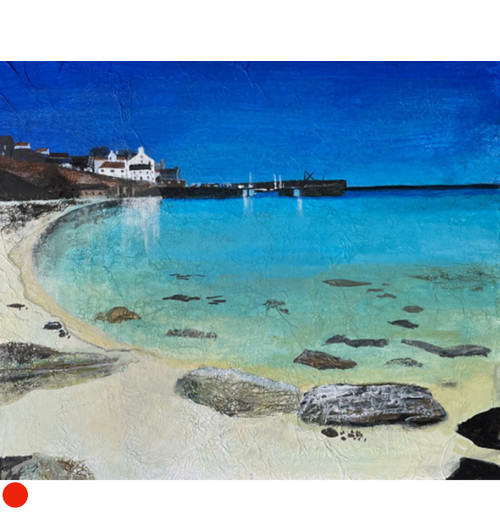 Bright Day, Crail Harbour by Sandra Moffat SOLD