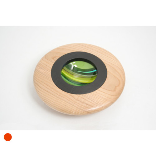 Ash Orb in Green by Harmonies in Wood SOLD