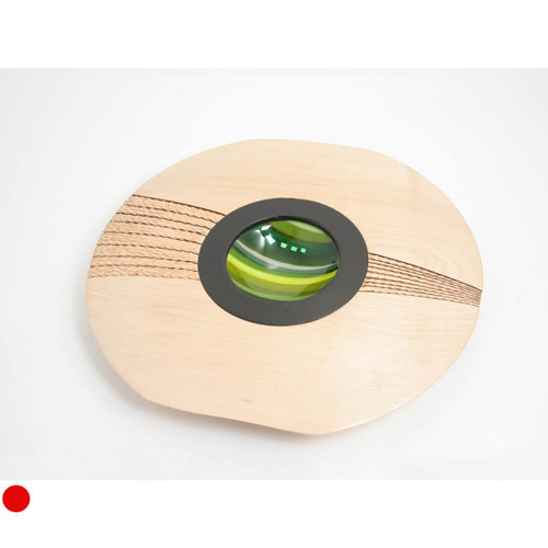 Sycamore Centre Display in Green by Harmonies in Wood SOLD