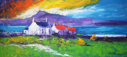 Sunrise Cadell's Croft Isle Of Iona by Jolomo SOLD