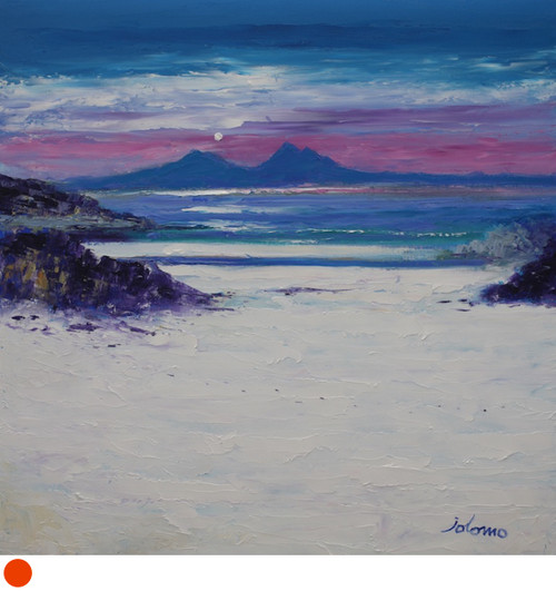 Footprints In The Sand Portuairk Looking To Rum by Jolomo SOLD