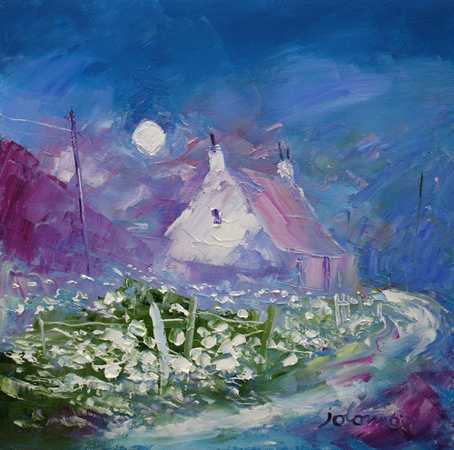A Misty Morning On The Campbeltown Road by Jolomo SOLD