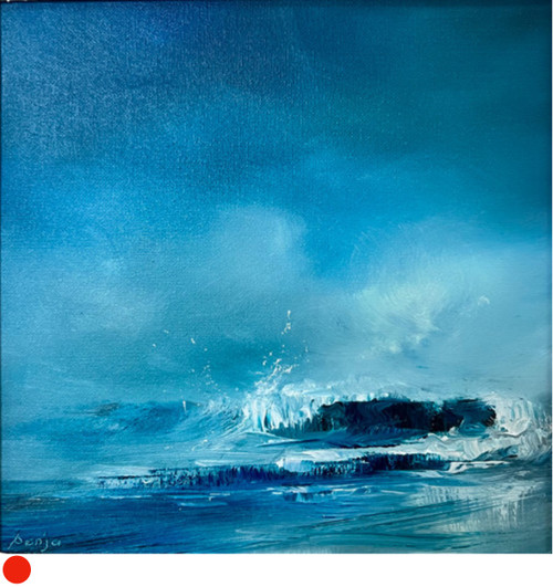 Turbulent Shore by Senja Brendon SOLD