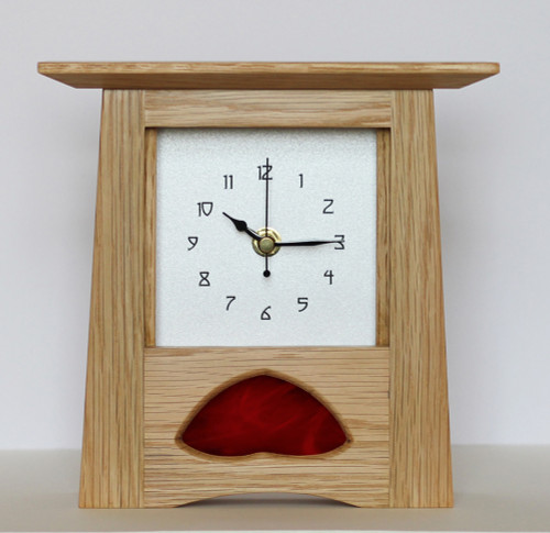 Oak Clock GP1 by Archie McDonald SOLD