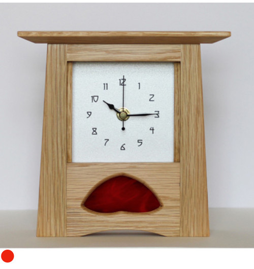 Oak Clock GP1 by Archie McDonald SOLD