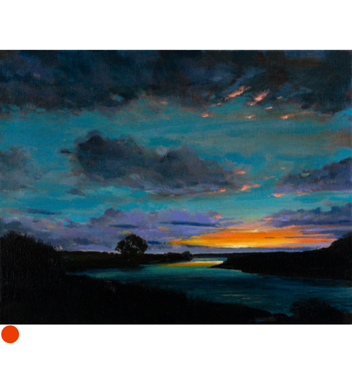 The Lodge Pool, Lagduff  by Nichol Wheatley SOLD