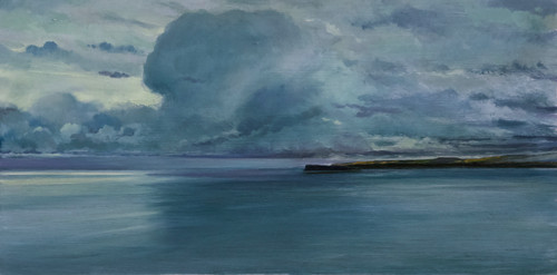 Ferry Leaving Scotland's Shores by Nichol Wheatley SOLD