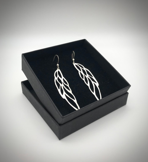 Enkindle Collection Statement Silver Earrings by Iona Lundie