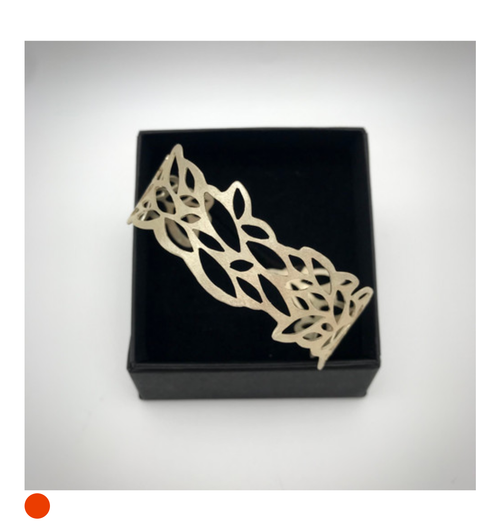 Enkindle Collection Sterling Silver Cuff by Iona Lundie SOLD