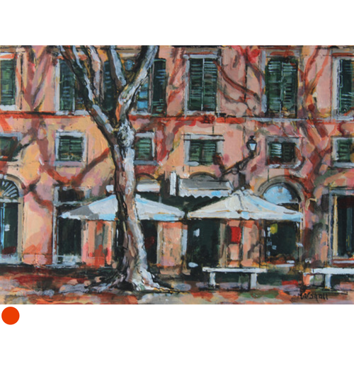 Piazza Grande, Lucca by David Marshall SOLD