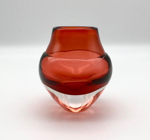 Liquid Ice Candle Holder in Peach by Elin Isaksson SOLD