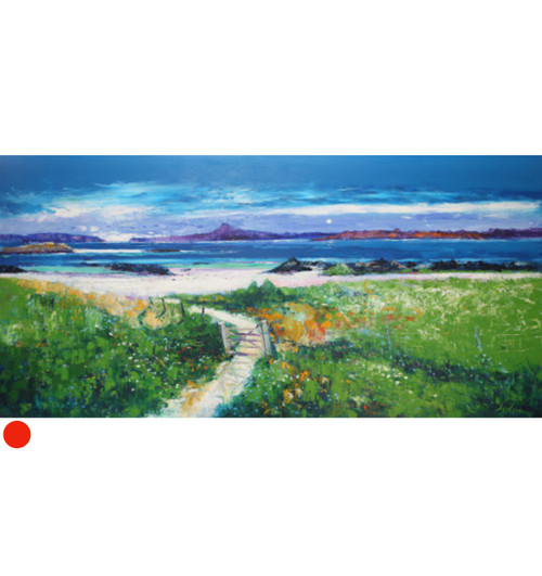 A Summer Eveninglight Traigh Bhan, Isle of Iona by Jolomo SOLD