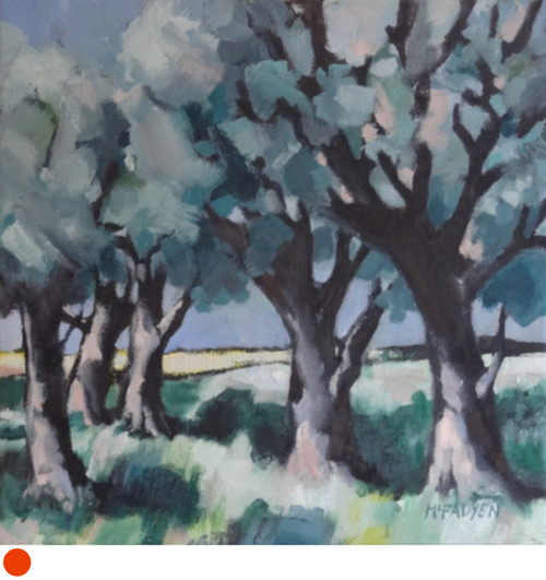 Dusk in Le Gers by Lex McFadyen SOLD
