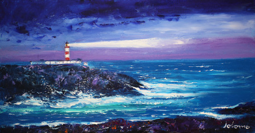 Eveninglight, Scalpay Lighthouse, Isle of Harris by Jolomo SOLD