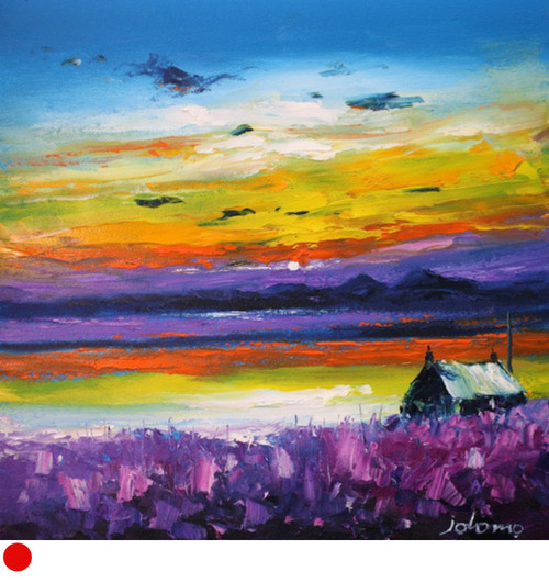 A Paps of Jura Sunset - Looking from Kintyre by Jolomo SOLD
