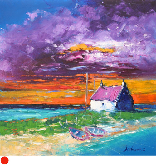 Stormy Sunset, Isle of Tiree by Jolomo  SOLD