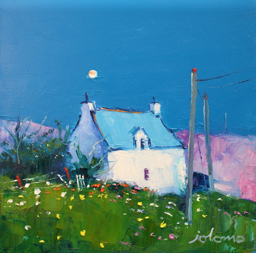 The Blue Roof, Isle of Eriskay by Jolomo SOLD