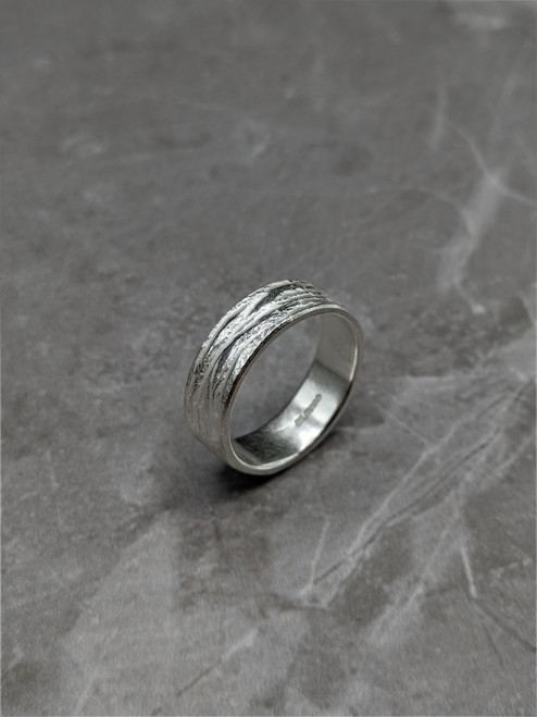 Machrie Ring with 6mm Thickness in Silver by Rhona McCallum SOLD