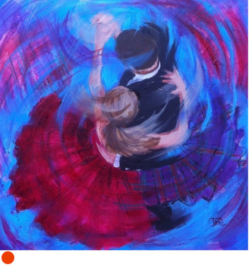 Crimson Birl by Janet McCrorie SOLD