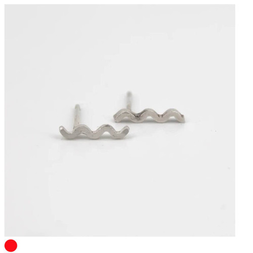 Small Ripple Stud Earrings by Iona Hall SOLD