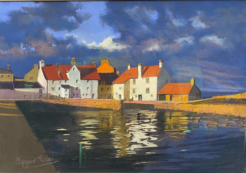 Evening Sun, Pittenweem by Margaret Evans SOLD
