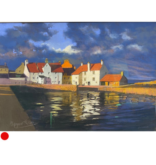 Evening Sun, Pittenweem by Margaret Evans SOLD