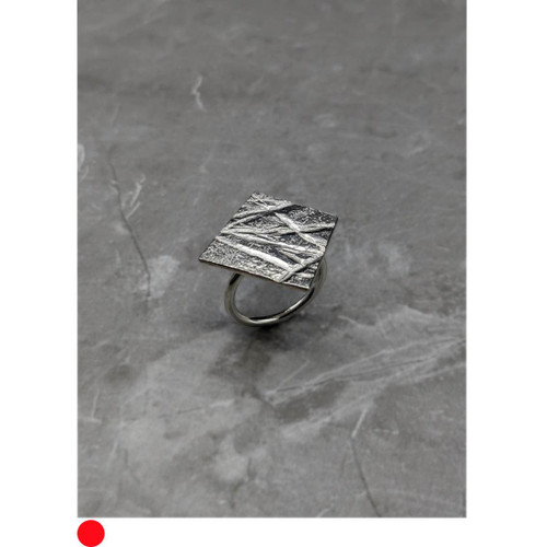 Shard Ring in Sterling Silver I by Rhona McCallum SOLD