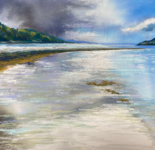 Sweeping Summer Showers, Sandaig by Helen L Robertson