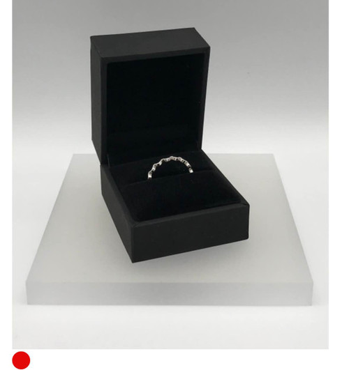 Ripple Silver Ring, Size M by Iona Hall SOLD