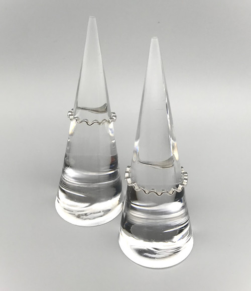 Ripple Silver Ring, Size F by Iona Hall