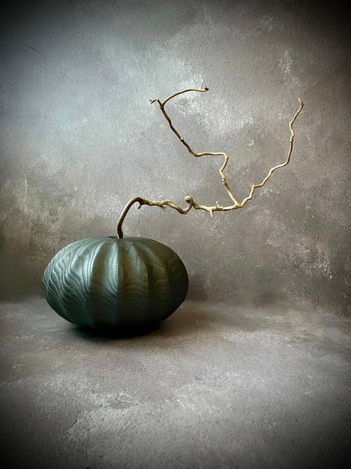 Charred 'Poppy Seed Pod' Elm Vase  Kenny Woods