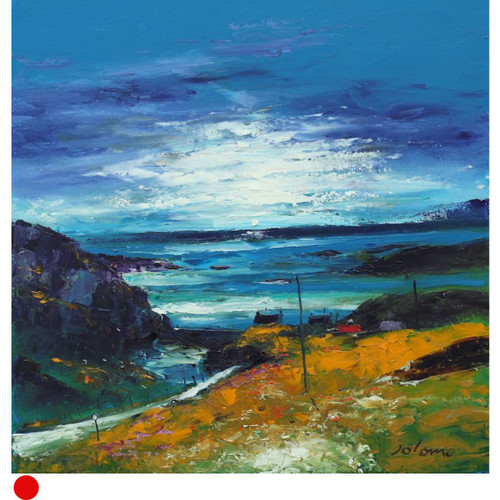 Night Falls on Geocrab, Isle of Harris by Jolomo SOLD