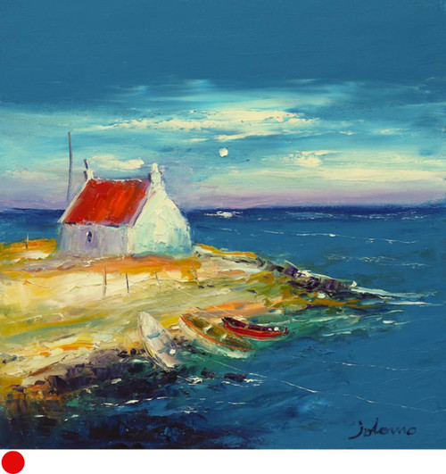 Beached Boats, Isle of Tiree by Jolomo SOLD