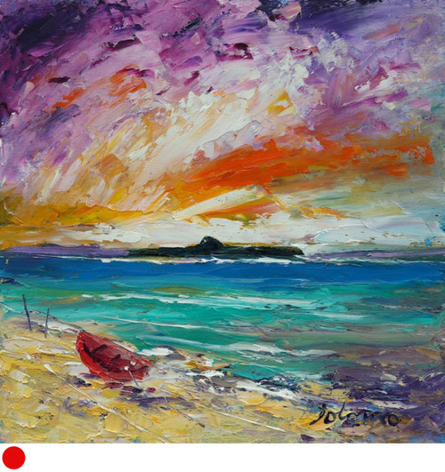 The Red Boat & the Dutchman's Cap by Jolomo SOLD