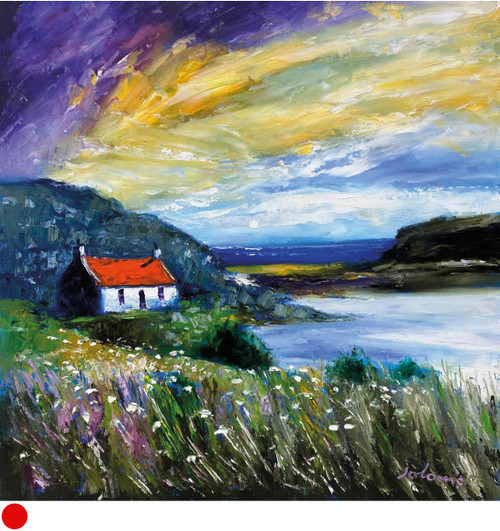 Rain Squall over Manish, Isle of Harris by Jolomo SOLD