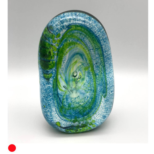 Rock Weight in Green by Jane Charles SOLD