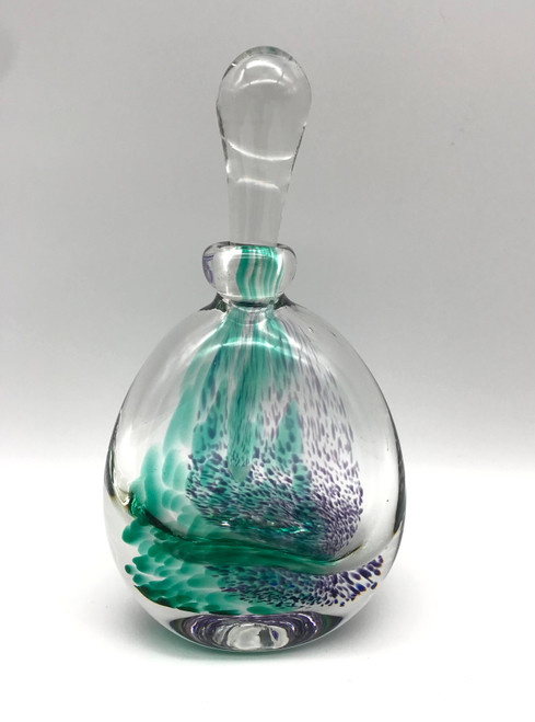 Shoal Bottle in Purple and Turquoise by Jane Charles SOLD