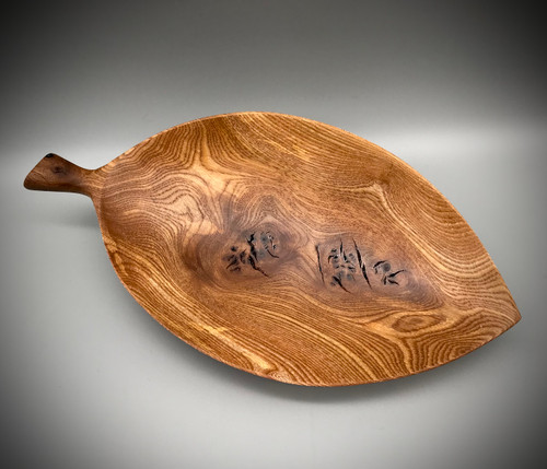 Narrow 'Leaf Bowl' by Kenny Woods SOLD