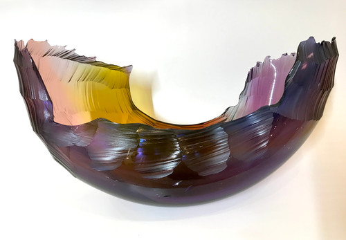 Crovie Indigo Sundown Ocean Vessel by Graham Muir