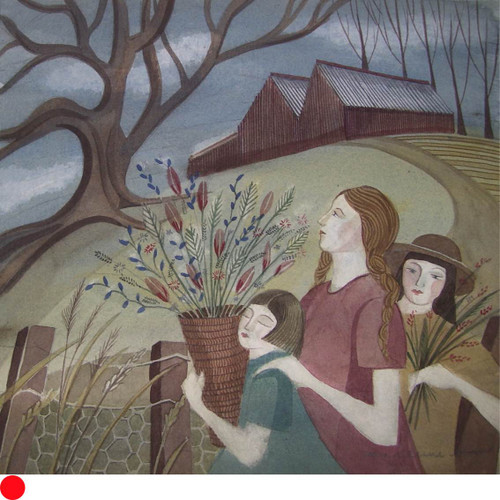 Fence and Flowers by Madeleine Hand SOLD