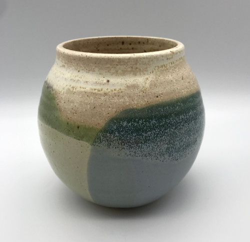 Small Prana Jar in Mundo Glaze, (JF325-P) by Jay Frazer