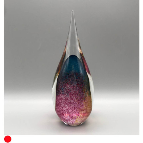 'Scotland in a Droplet' Large Glass Paperweight by Elin Iskasson SOLD