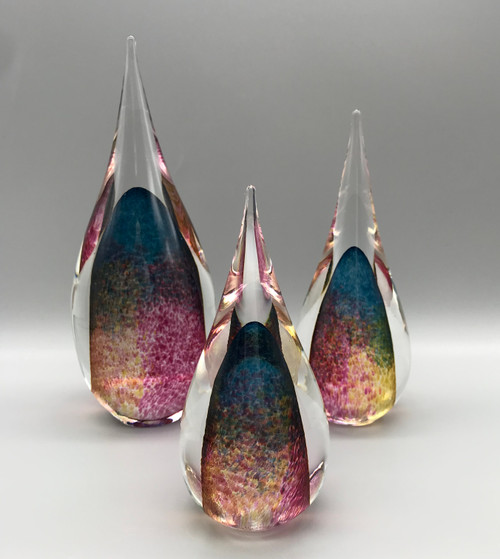 'Scotland in a Droplet' Small Glass Paperweight by Elin Isaksson SOLD
