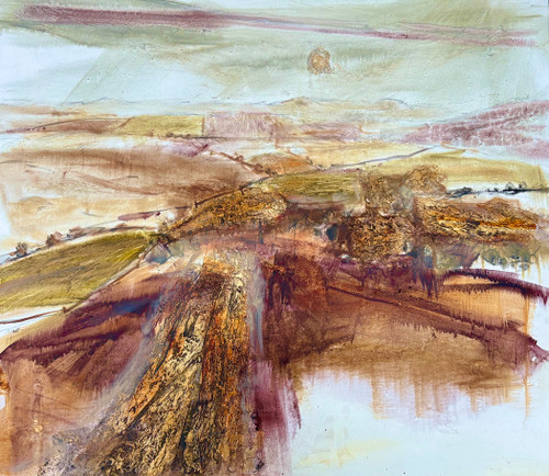 Inauguration Stone, Dunadd by Julie Smith