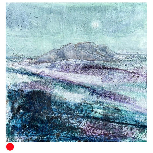 Holy Isle in Moonlight by Julie Smith SOLD