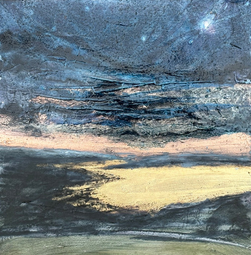 Sunset from Lyle Hill, Inverclyde by Julie Smith SOLD