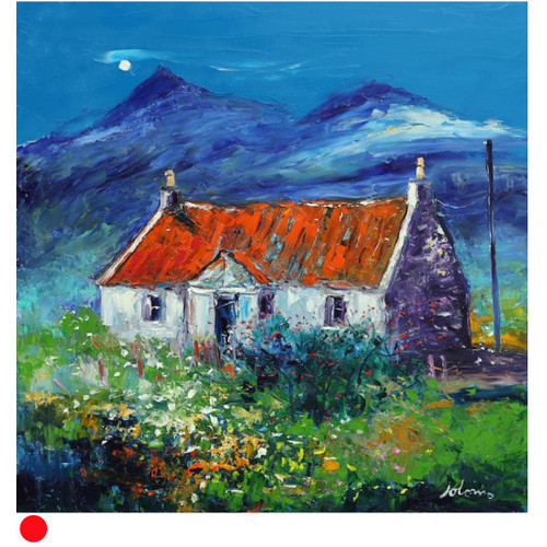 Looking over the Burg to Ben More by Jolomo SOLD