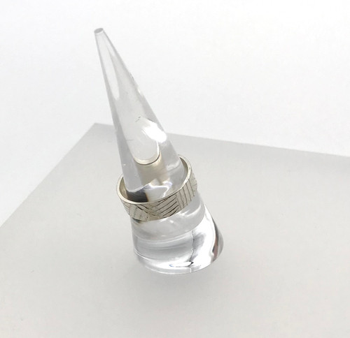 Steep Rocks Sterling Silver Ring, Size O  by Iona Hall