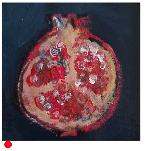 Pomegranate by Mary McDonald SOLD