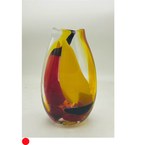 Golden Baby Brushstroke Vase by Jane Charles SOLD